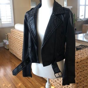 Blankednyc Faux Leather Jacket